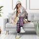 Music + Flute Cosy Hooded Blanket