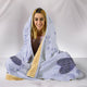 Great Dane Cozy Warm Hooded Sherpa And Microfiber Blanket With Hood