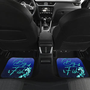 Fishing Big Fish - Universal Front and Back Car Mats Gift (Set of 2 or 4)