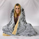 Boho Wolf Hooded Blanket