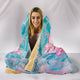 HandCrafted Magical Pink Lotus Hooded Blanket