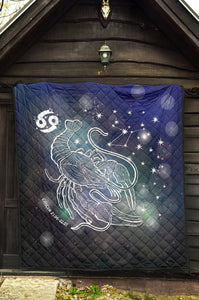 Cancer Horoscope Premium Quilt Blanket Twin Queen King Size Birthday Gift