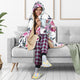 Floral Grey Roses & Peonies - Hooded Blankets