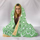 Green Mandala Hooded Blanket