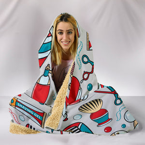 Barber Tools Hooded Blanket