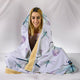 Mystical Dragonfly Hooded Blanket