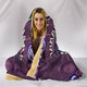 Purple Peace Mandala - Cozy Warm Hooded Blanket