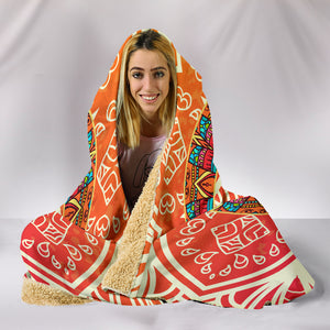 Peace Mandala Hooded Blanket