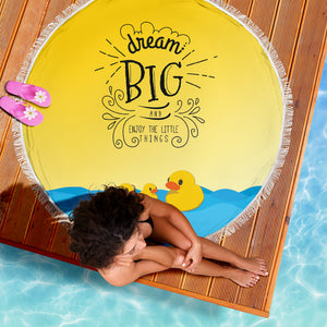 Dream Big Beach Blanket Camping Picnic Portable Outdoor Blanket