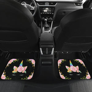 Unicorn Front And Back Car Mats (Set Of 4) - NO NAME