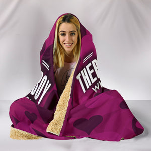 This Boy Son He Calls Me Daddy Hooded Blanket
