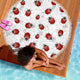 Ladybugs & Flowers Beach Blanket