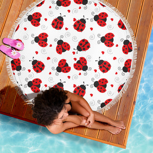 Ladybug Love Beach Blanket - Freedom Look