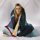 USA Dark Flag Hooded Blanket