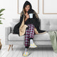 Tribal Chief Skull (Black) - Hooded Blankets