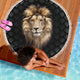 Lion Head Beach Wrap Cover Up Blanket