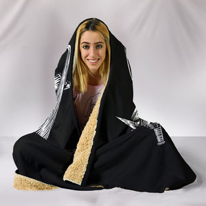 Skull Warrior Hooded Blanket
