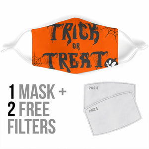 Halloween Trick or Treat Face Mask with Filters