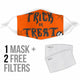Halloween Trick or Treat Face Mask with Filters