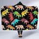 Bear Powwow Hooded Blanket