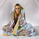 Pink Lotus Hooded Blanket