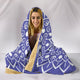Purple Mandala Sherpa Custom Hooded Blanket