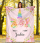 Jackie - Personalized Unicorn Blanket