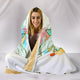 Mystical Symbols Dragonfly Hooded Blanket