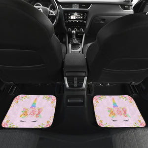 Unicorn Front And Back Mats (Set Of 4)