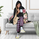 Floral Love (Black) - Hooded Blankets