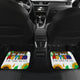 Autism Awareness Personalized Elephant - Front and Back Car Mats Gift (Set Of 4)