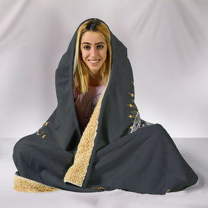 Elephant Abstract Hooded Blanket