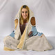 Husky Lovers Coffee Club Hooded Blanket for Lovers of Huskies