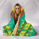 Between the Teton Mountains Hooded Blanket