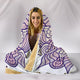 HandCrafted Lotus Mandala Hooded Blanket