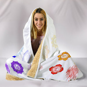 Spiritual Seven Chakras Hooded Blanket