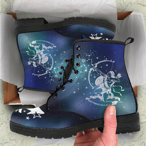 Sagittarius Horoscope Zodiac Star Sign Leather Boots Christmas Birthday Gift