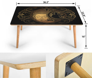 HandCrafted Golden Zen Coffee Table