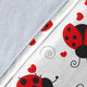Love Ladybugs Premium Blanket For Youth And Adults