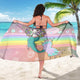 Mermaid Girl Child Sarong Scarf For Beach
