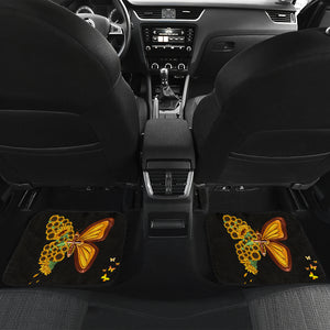 Butterfly Christianity Car Mats Set of 4 - Car Floor Mats Protection Decoration