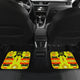 Turtle Yellow Orange Front And Back Car Mats (Set Of 4)