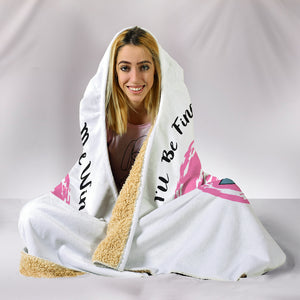 Wine Lover - Cozy Warm Hooded Sherpa And Microfiber Blanket With Hood