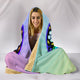 Sugar Skull Lover Hooded Sherpa And Microfiber Blanket With Hood