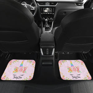 BabyDee - Personalized Unicorn Car Mats (Set Of 4)