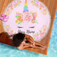 Unicorn Beach Blanket With Custom Name
