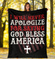 USA Independence Day - "God Bless America" American Holiday Blanket