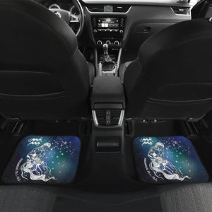 Aquarius Horoscope Zodiac Front And Back Car Mats (Set Of 4)