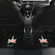 Front And Back Unicorn Car Mats (Set of 4) - Black Style Without Flowers