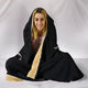 Faith Black Hooded Blanket